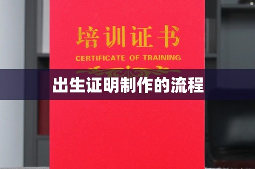 湖南出生证明制作的流程